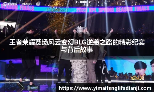王者荣耀赛场风云变幻BLG逆袭之路的精彩纪实与背后故事