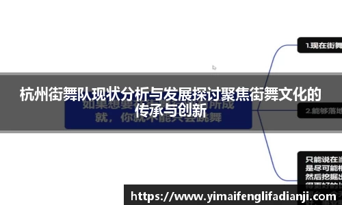 杭州街舞队现状分析与发展探讨聚焦街舞文化的传承与创新