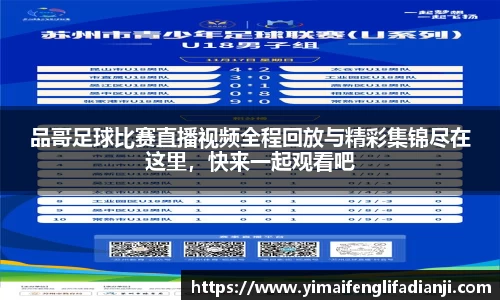 品哥足球比赛直播视频全程回放与精彩集锦尽在这里，快来一起观看吧